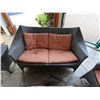 Image 2 : JANUS et Cie Woven 3-Piece Outdoor Seating Set w/ Love Seat, 2 Chairs (stone table not included)