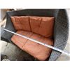 Image 39 : JANUS et Cie Woven 3-Piece Outdoor Seating Set w/ Love Seat, 2 Chairs (stone table not included)
