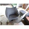 Image 6 : JANUS et Cie Woven 3-Piece Outdoor Seating Set w/ Love Seat, 2 Chairs (stone table not included)