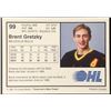 Image 2 : 1991-92 JUNIOR CARD - BRENT GRETZKY