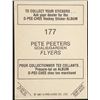 Image 2 : 1981-82 O-PEE-CHEE PETE PEETERS - SIGNED