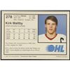 Image 2 : 1991-92 JUNIOR CARD - KIRK MALTBY