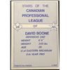 Image 2 : 1981 JOGO CFL DAVID BOONE