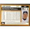 Image 2 : 2002 TOPPS LARRY WALKER (HOF)