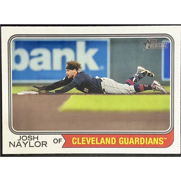 2023 TOPPS HERITAGE JOSH NAYLOR ROOKIE CARD