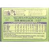 Image 2 : 1982 O-PEE-CHEE TIM WALLACH ROOKIE CARD