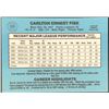 Image 2 : 1986 DONRUSS CARLTON FISK (HOF)
