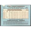 Image 2 : 1986 LEAF RICKEY HENDERSON (HOF)