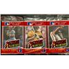 Image 1 : 1984 DONRUSS BASEBALL ACTION ALL STARS SEALED PACKS (3) - TOM SEAVER (HOF) & PETE ROSE SHOWING