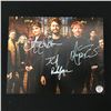 Image 1 : TRIPLE SIGNED HARRY POTTER 8X10 - DANIEL RADCLIFFE, EMMA WATSON AND RUPERT GRINT - KB COA