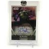 Image 1 : STAR WARS SIGNATURE SERIES SY SNOOTLES SIGNED TRADING CARD
