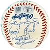 Image 2 : 2002 New York Yankees Team Autographed Official OMLB Baseball With 21 Sigs Including Jeter beckett