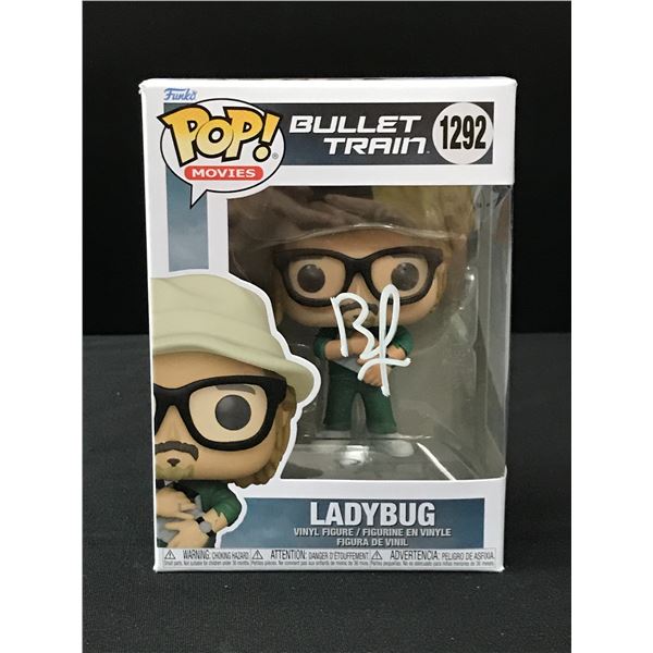 BRAD PITT SIGNED LADYBUG FUNKO POP - KB COA