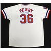 Image 1 : GAYLORD PERRY SIGNED RANGERS BASEBALL JERSEY (BECKETT COA)
