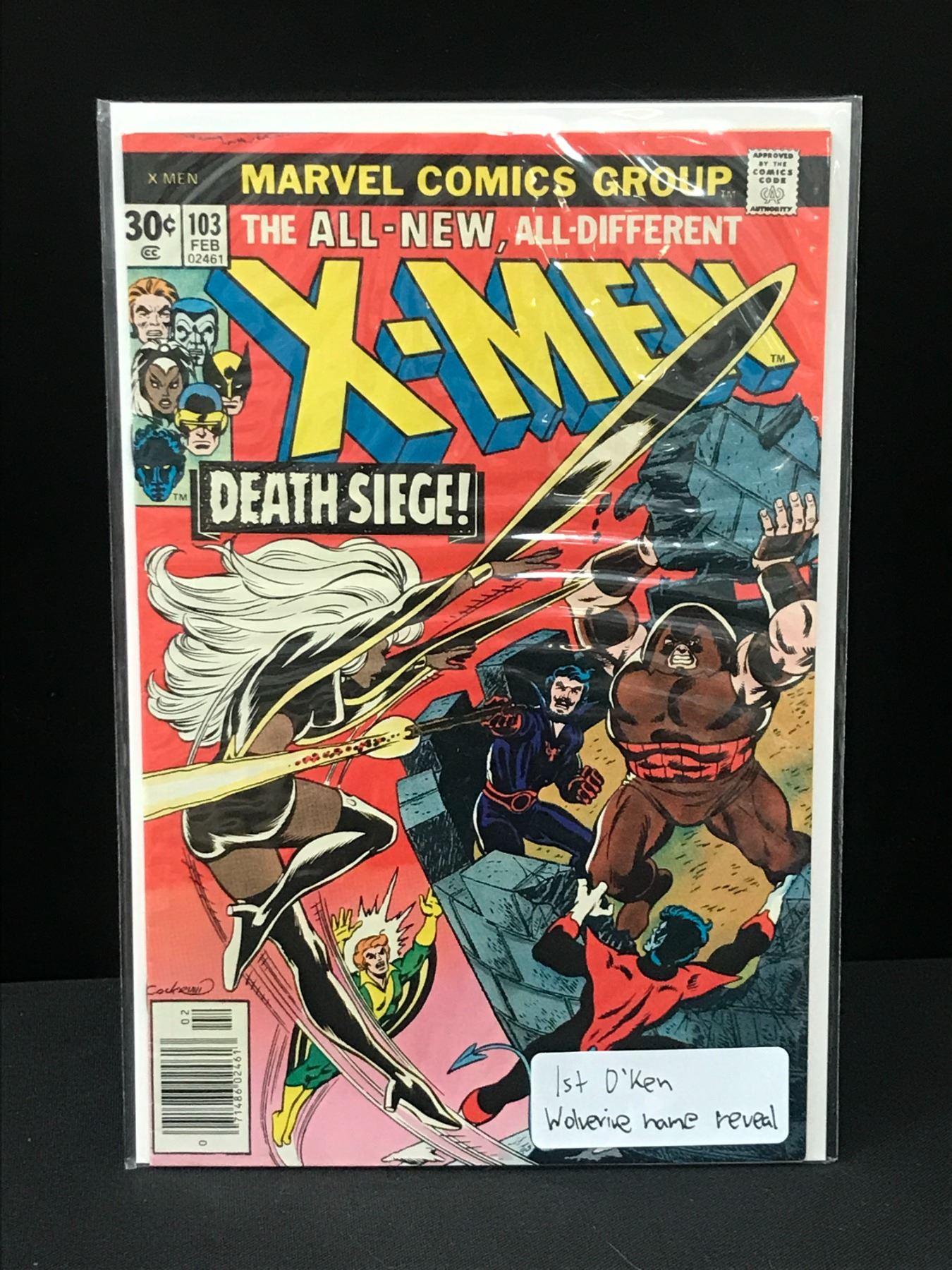 MARVEL COMICS NO.103 ALL NEW ALL DIFFERENT X-MEN
