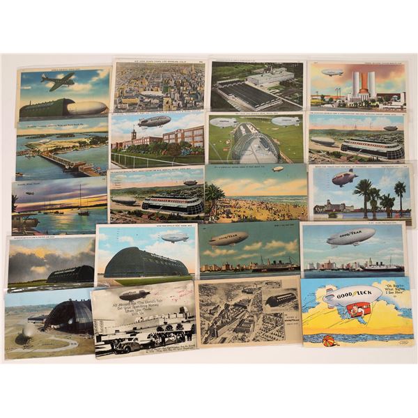 Goodyear Blimp Postcards (20) [199703]