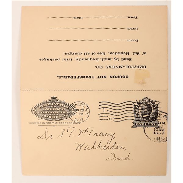 Postcards - Reply Card Pair, c1907 [188714]