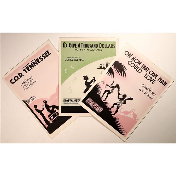 Postcards - Sheet Music, c1931 [186856]