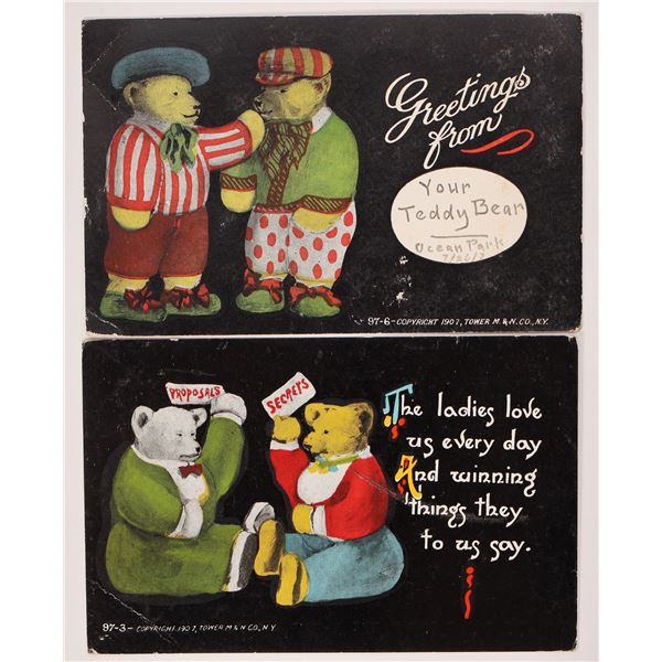 Postcards - Teddy Bear, 1907 (2) [186699]