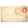 Image 1 : c.1850s Pacific Express Placerville Cover- 3c Stamp [198959]