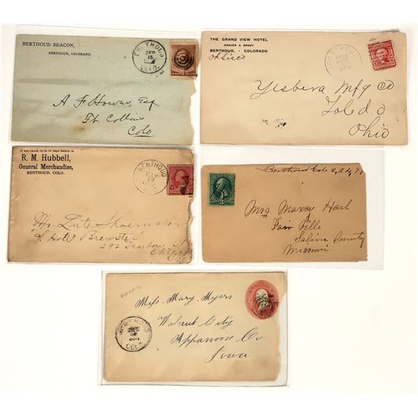 Berthoud, Colorado Postal Cover Collection [199144]