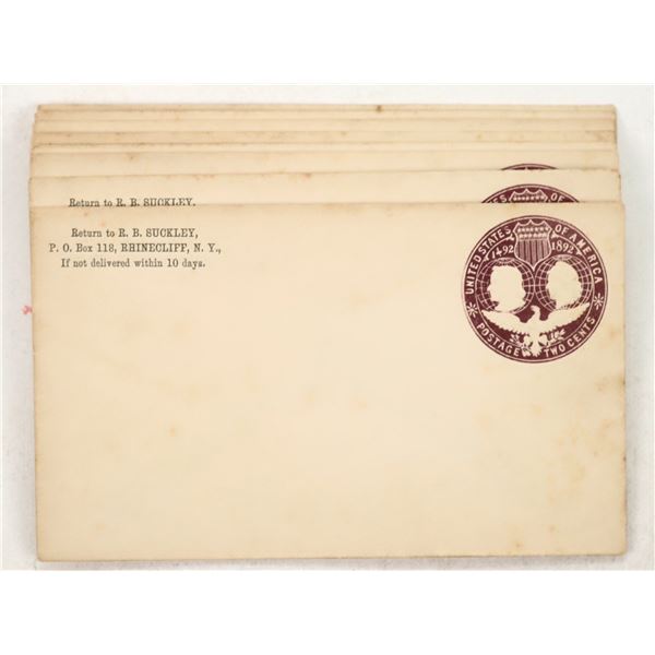 Columbian Exposition Postal Covers (8) [196781]