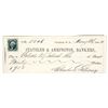 Image 1 : Territorial Virginia City, Nevada Check for Philatelic Collectors [199161]