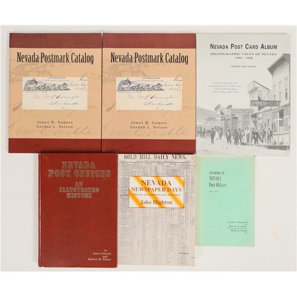 Nevada Postal History Books, 1958-2018 (6) [198818]