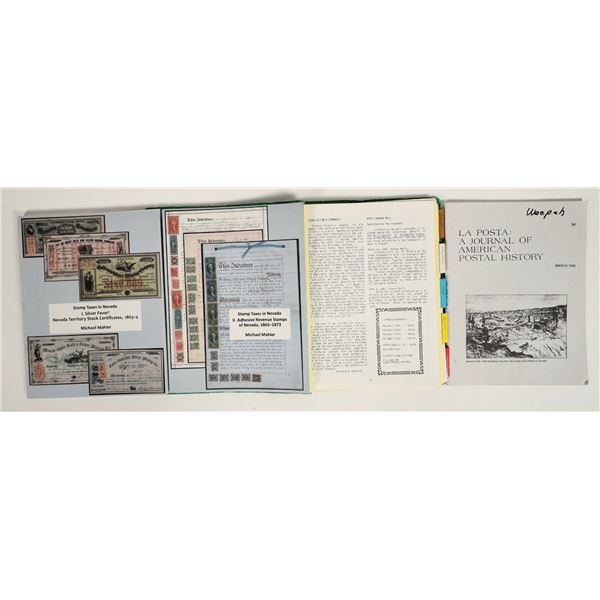 Nevada Postal History Ref. Books, 1995-2020 (4) [198822]
