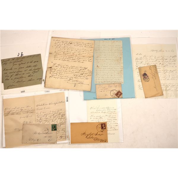 1845-1900, Ohio Postal History Letters  [188204]