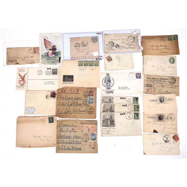 Covers - DPOs, Postal History, c1884-1942 (21) [187355]