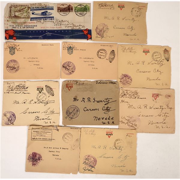 Foreign Covers, WW 1 Soldiers, 8 [193541]