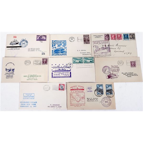 US Comm. Covers-1st Voyage, 9 [186925]