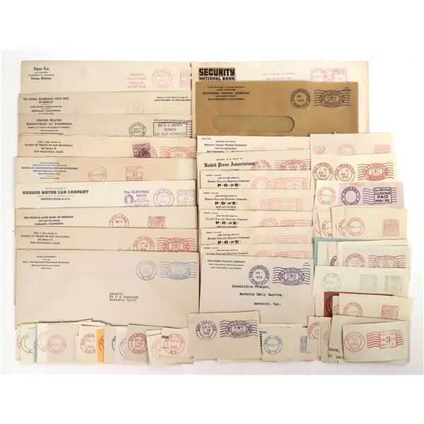 US Metered Stamp Covers and Cut Postage, 70 [190583]