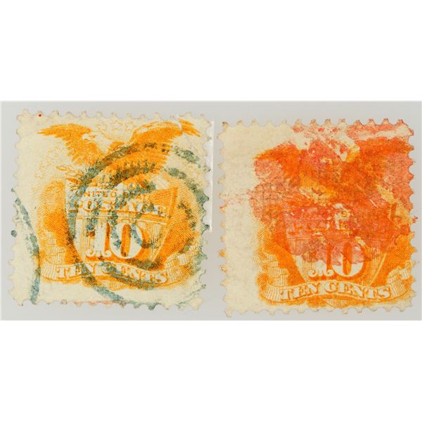 Scott #116, 10c stamp (2) [182171]