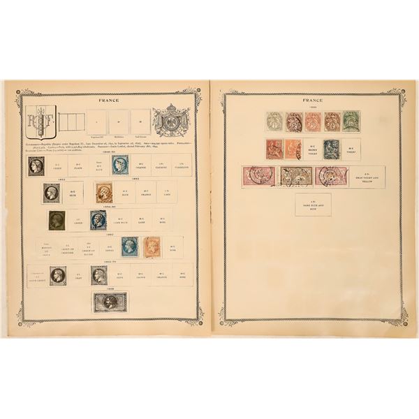 Postage Stamps - France (52) c1850-1900 [190309]