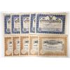 Image 1 : United Western Mining Stocks, 2 Different, 10 Total [194101]