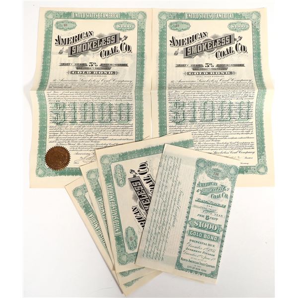 American Smokeless Coal Co. Stocks, 1904 [195001]