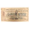 Image 1 : Marysville Gold & Silver Quartz Mining Stock, 1863, Rare [191696]