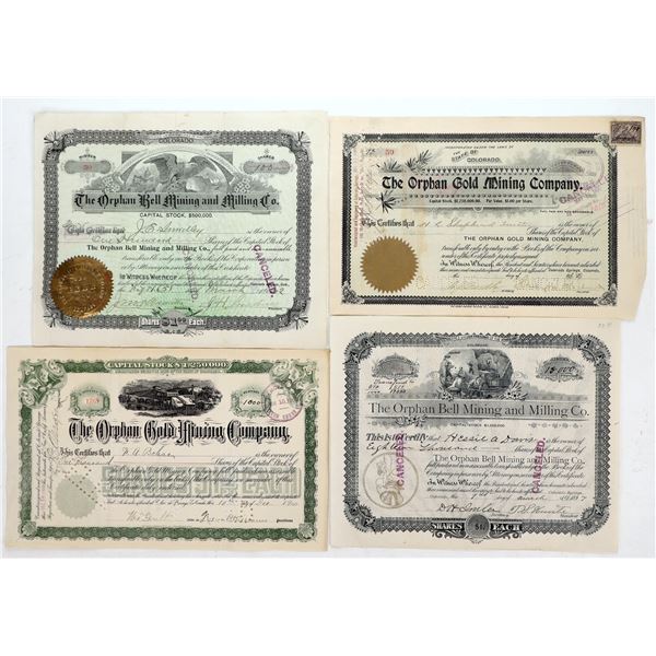 The Orphan Bell Mining and Milling Co Stocks [195215]