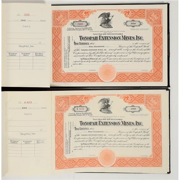 TEM Inc. Stock Certificate Books [198795]