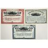 Image 1 : Homestake Mining Company Stock Certificate Trio [197643]