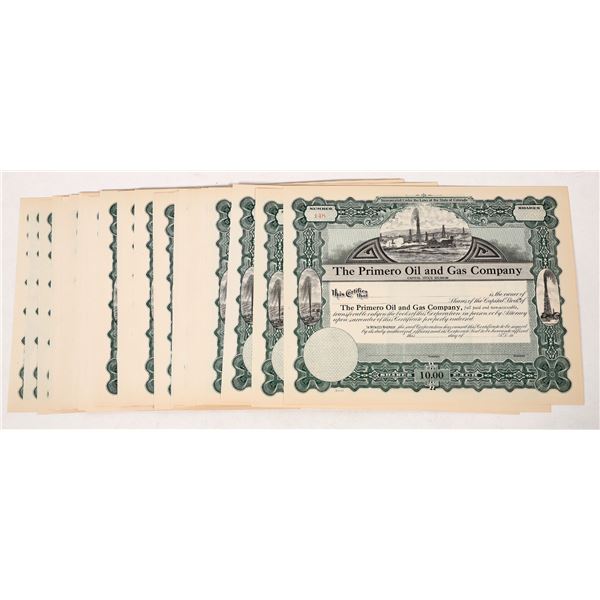 Unissued Colorado Oil Stocks, Early 1900s [192549]