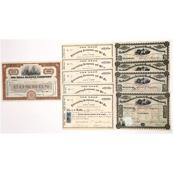 Oil Equipment Stock Grab Bag, 1872-1929 [192563]