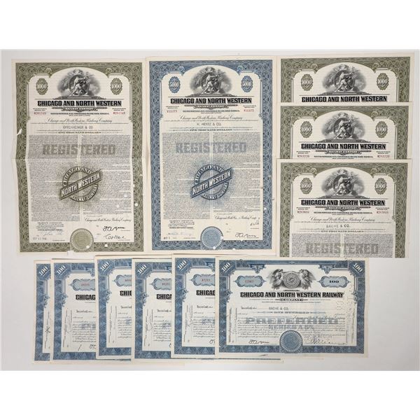 Chicago and North Western RR Stocks & Bonds, 10, 1939-60 [192589]