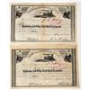 Image 1 : Baltimore and Ohio Railroad Stocks, 2  Different President Sigs, 1877-78 [193977]