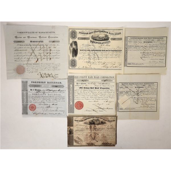 Massachusetts Railroad Stocks, 1837-1849 [192654]