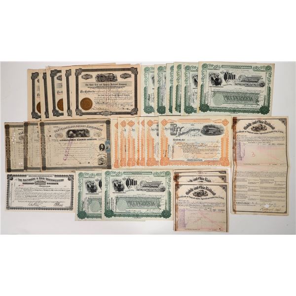 Ohio Railroad Stock Group, 30, 1872-1945 [192608]