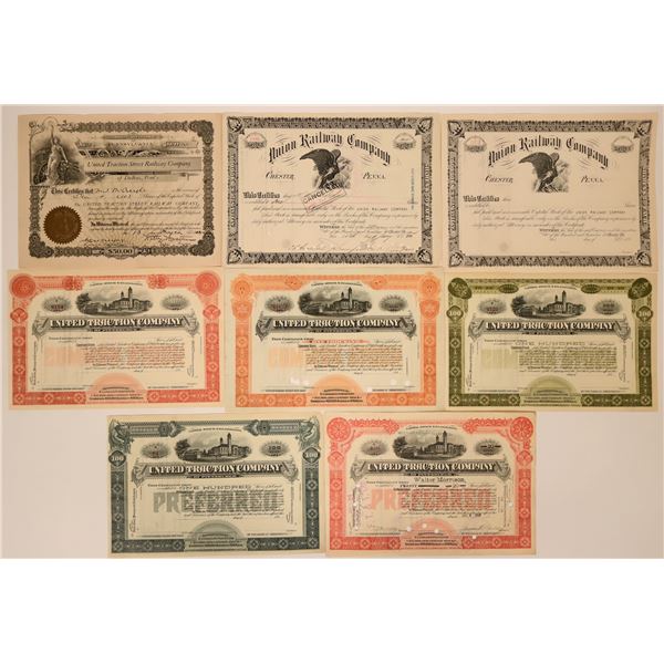 Pennsylvania Railroad Stocks [199674]
