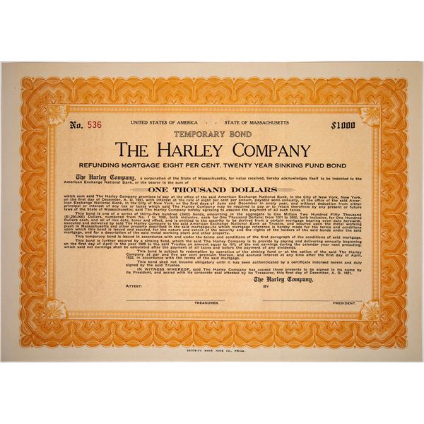The Harley Company Stock (Motorcycle) [199662]